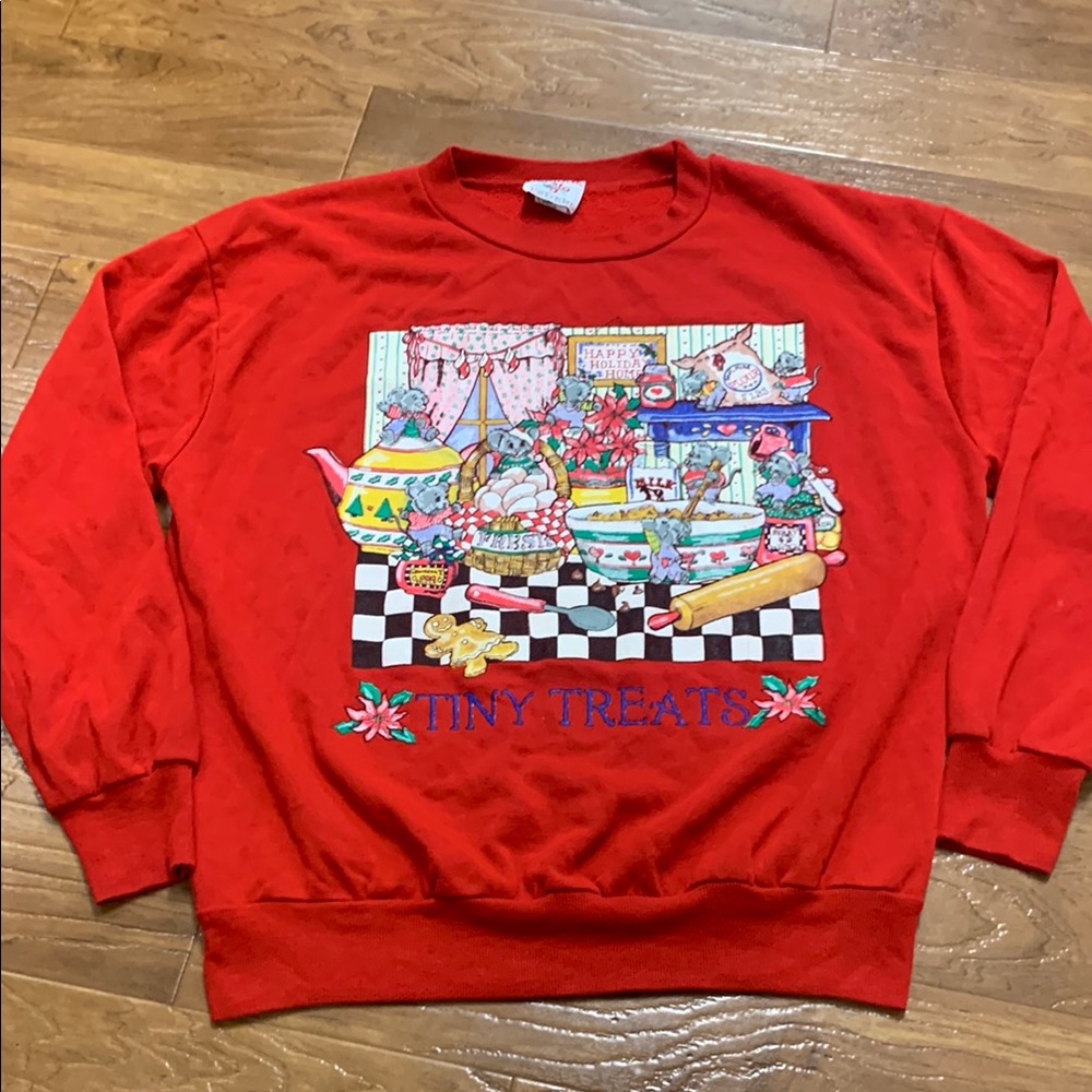 Vintage Nutcracker 'Tiny Treats' Graphic Crewneck Sweatshirt